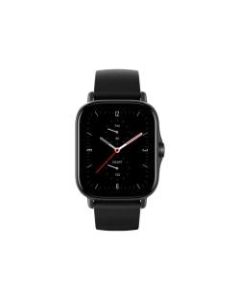 Amazfit GTS 2E - Obsidian black - smart watch with strap - silicone - obsidian black - display 1.65in - Bluetooth - 0.88 oz