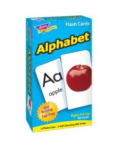 TREND Alphabet Skill Drill Flash Cards, 6in x 3 1/2in, Pre-K To Grade 1, Set Of 80