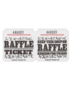 Amscan Raffle Ticket Roll, White, Roll Of 1,000 Tickets