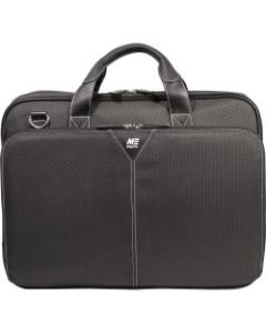 Mobile Edge Premium Nylon Laptop Briefcase - Briefcase - Shoulder Strap , Handle , Trolley Strap - 16in Screen Support - Ballistic Nylon - Black