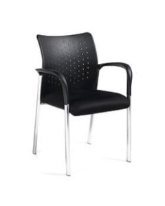 Offices To Go Guest Chair, Occasional With Arms, 34inH x 22 1/2inW x 24 1/2inD, Black