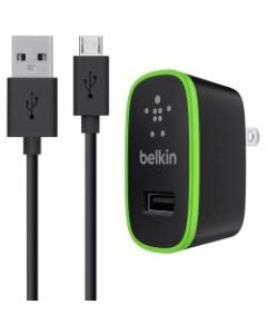 Belkin Universal Home Charger with Micro USB ChargeSync Cable (12 Watt/ 2.4 Amp) - 5 V DC/2.40 A Output