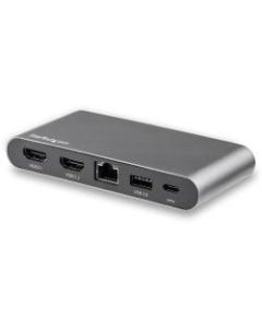 StarTech.com USB C Multiport Adapter - Dual 4K Monitor - Windows - USB-C to Dual 4K HDMI Adapter - 2x USB-A Ports - 100W PD 3.0 - GbE - Dual monitor USB C multiport adapter for Windows turns your USB-C laptop into a portable workstation