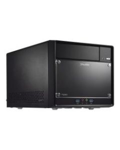 Shuttle XPC cube SH310R4 V2 Barebone System Small Form Factor - Intel H310 Chipset - Socket H4 LGA-1151 - Black Aluminum - 32 GB DDR4 SDRAM DDR4-2666/PC4-21300 Maximum RAM Support - Serial ATA/600 - Intel UHD Graphics Integrated - 3 x Total Bays