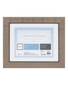 Realspace Corbell Matted 2-Tone Frame, 11in x 14in, Silver