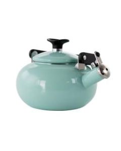 Kenmore Enamel-On-Steel Whistling Tea Kettle, 1.5 Qt, Blue