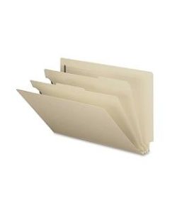 Smead Manila Classification Folders, 2 Dividers, 2 Partitions, Legal Size, Box Of 10