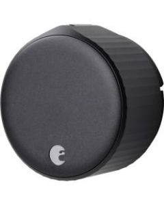 August Bluetooth Wi-Fi Smart Lock, Matte Black