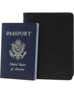 Mobile Edge I.D. Sentry Passport Wallet - Leather - Black