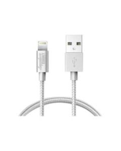 Anywhere Cart AC-6-MFI - Lightning cable - USB male to Lightning male - 6 ft - white - for Apple iPad/iPhone/iPod (Lightning)