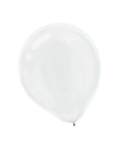 Amscan Pearlized Latex Balloons, 12in, White, Pack Of 72 Balloons, Set Of 2 Packs