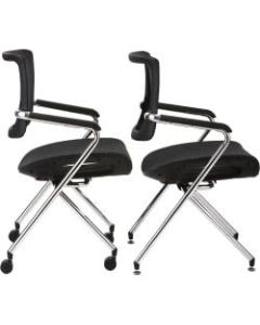 X-Chair X-Stack Chair, Black