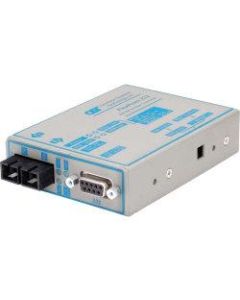 FlexPoint RS-232 Serial Fiber Media Converter DB-9 SC Multimode 2.5km - 1 x RS-232; 1 x SC Multimode; No Power Adapter; Lifetime Warranty