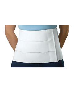 Medline Tri-Panel 9in Abdominal Binder, 46 - 64in, Large/XL, White