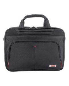 Swiss Mobility Purpose Executive Briefcase With 15.6in Laptop Pocket, Black
