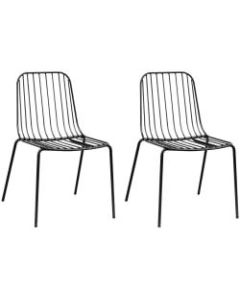 Ace Childrens Activity Chairs, Black, Set Of 2 Chairs
