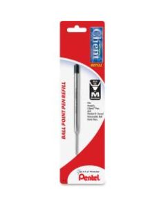 Pentel BKC10 Liquid Ink Client Pen Refill, Medium Point, Black Ink