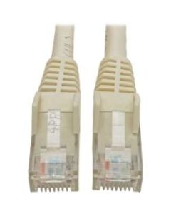 Tripp Lite 6ft Cat6 Snagless Molded Patch Cable UTP White RJ45 M/M 6ft - Category 6 for Switch, Hub, Network Device, Router, Modem, Server, Network Adapter - 128 MB/s - Patch Cable - 6 ft - 1 x RJ-45 Male Network - 1 x RJ-45 Male Network - White