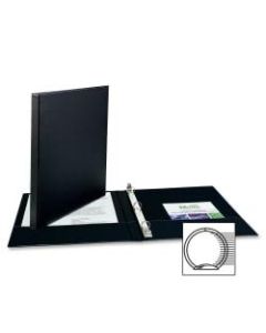 Avery Economy 3-Ring Binder, 1/2in Round Rings, Black