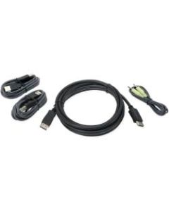 IOGEAR 10 Ft. DisplayPort, USB KVM Cable Kit with Audio (TAA) - 10 ft KVM Cable for KVM Switch, Speaker, Computer, Monitor, Notebook, Keyboard, Mouse