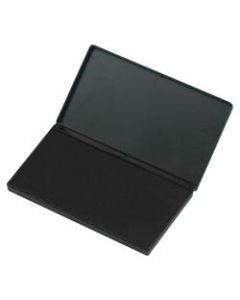CLI Stamp Pad - 1 Each - 6.3in Width x 3.3in Length - Felt Pad - Black Ink - Black