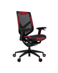 Vertagear Triigger 275 Bonded Leather Ergonomic Gaming Chair, Black/Red