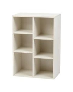 IRIS 46inH 4-Tier Storage Shelf, 45-7/8inH x 11-7/16inW x 16-3/8inD, White