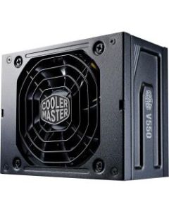 Cooler Master V550 SFX Gold Full-Modular 80 Plus Gold SFX Power Supply - SFX - 120 V AC, 230 V AC Input - 3.3 V DC @ 20 A, 5 V DC @ 20 A, 12 V DC @ 45.8 A, 12 V DC @ 300 mA, 5 V DC @ 3 A Output - 550 W - 1 Fan(s) - 90% Efficiency