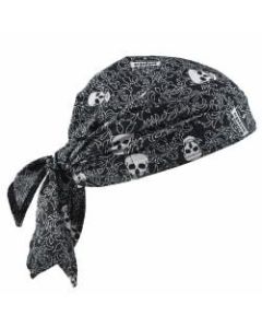Ergodyne Chill-Its 6710 Evaporative Cooling Triangle Hats, Skulls, Case Of 24 Hats