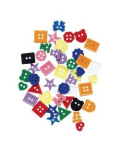 Creativity Street Plastic Buttons - 1 / Pack - Multicolor