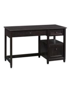 Sauder Edge Water Lift-Top Desk, Estate Black