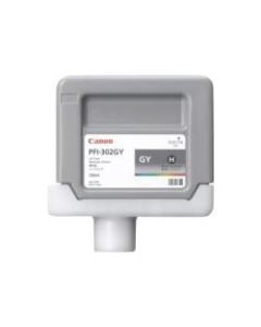 Canon PFI-302 GY - 330 ml - gray - original - ink tank - for imagePROGRAF iPF9100