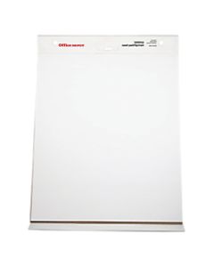 Office Depot Brand 30% Recycled Table Top Flip Chart, 20in x 23in, Plain White Paper, 25 Sheets