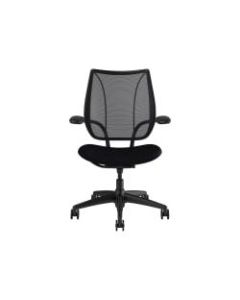 Humanscale Liberty - Chair - task - armrests - tilt - swivel - plastic, aluminum, steel - black