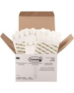 Command Medium Picture Hanging Strips - 3 lb (1.36 kg) Capacity - for Pictures, Paint, Wood - Foam - White - 52 / Box