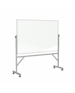 Ghent Reversible Magnetic Dry-Erase Whiteboard, 48in x 72in, Aluminum Frame With Silver Finish