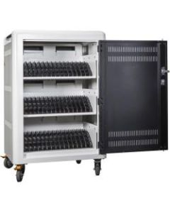Anywhere Cart 45 Bay Cart - 4 Casters - 4in Caster Size - Metal - 30in Width x 23.6in Depth x 44.5in Height - For 45 Devices