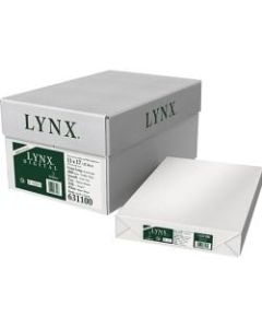 Domtar Lynx Opaque Digital Ultra-Smooth Laser Paper, Ledger Size (11in x 17in), 70 Lb, White, 500 Sheets Per Ream, Case Of 4 Reams