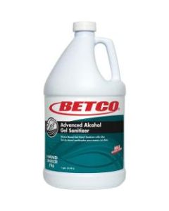 Betco Advanced Alcohol Gel Sanitizer, Light Fresh Scent, 128 Oz Bottle, Case Of 4, FDA Registered and Listed