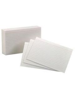 Office Depot Brand Index Cards, Ruled, 4in x 6in, White, Pack Of 300