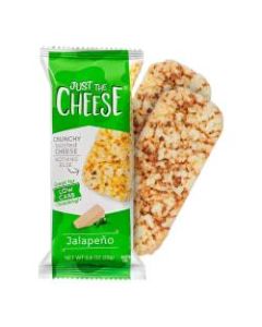 Just The Cheese Jalapeño Cheese Bars, 0.08 Oz, 2 Bars Per Pack, Carton Of 24 Packs