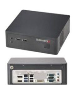 Supermicro SuperServer 1018L-MP Barebone System Mini PC, Intel Pentium Processor, Black