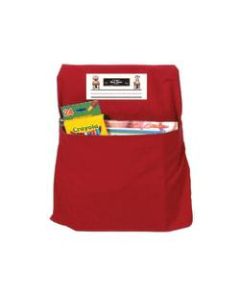Seat Sack Chair Pocket, Small, 12in, Red, Pack Of 2