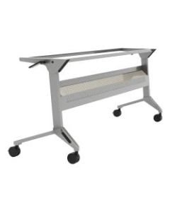Safco Flip-N-Go Training Table Base, 28inH x 48inW, Silver