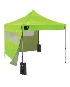 Ergodyne SHAX 6052 Heavy-Duty Pop-Up Tent Kit, 120in, Lime