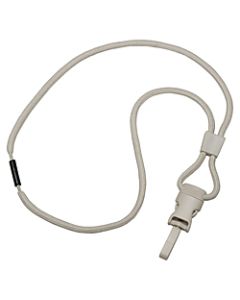 SKILCRAFT Breakaway Lanyard With J-Hook, 36in, Tan, Pack Of 12 (AbilityOne 8455-01-645-2728)