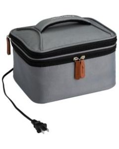 HOTLOGIC Portable Personal Expandable Mini Oven XP, 4-1/2inH x 7-1/2inW x 9-1/2inD, Gray