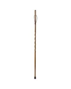 Brazos Walking Sticks Twisted Trekker Oak Walking Stick, 48in, Brown