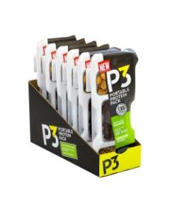 P3 Honey Roasted Peanuts, Sweet And Spicy Teriyaki Beef Jerky And Sunflower Kernels Portable Protein Packs, 1.8 Oz, Box Of 6 Packs