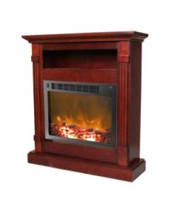 Cambridge Sienna Fireplace Mantel with Electronic Fireplace Insert - Indoor - Freestanding